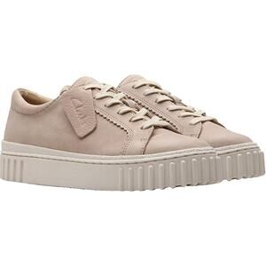 NWT Clarks Womens Mayhill Walk Shoes, Sand Nubuck, Size 8.5 W US